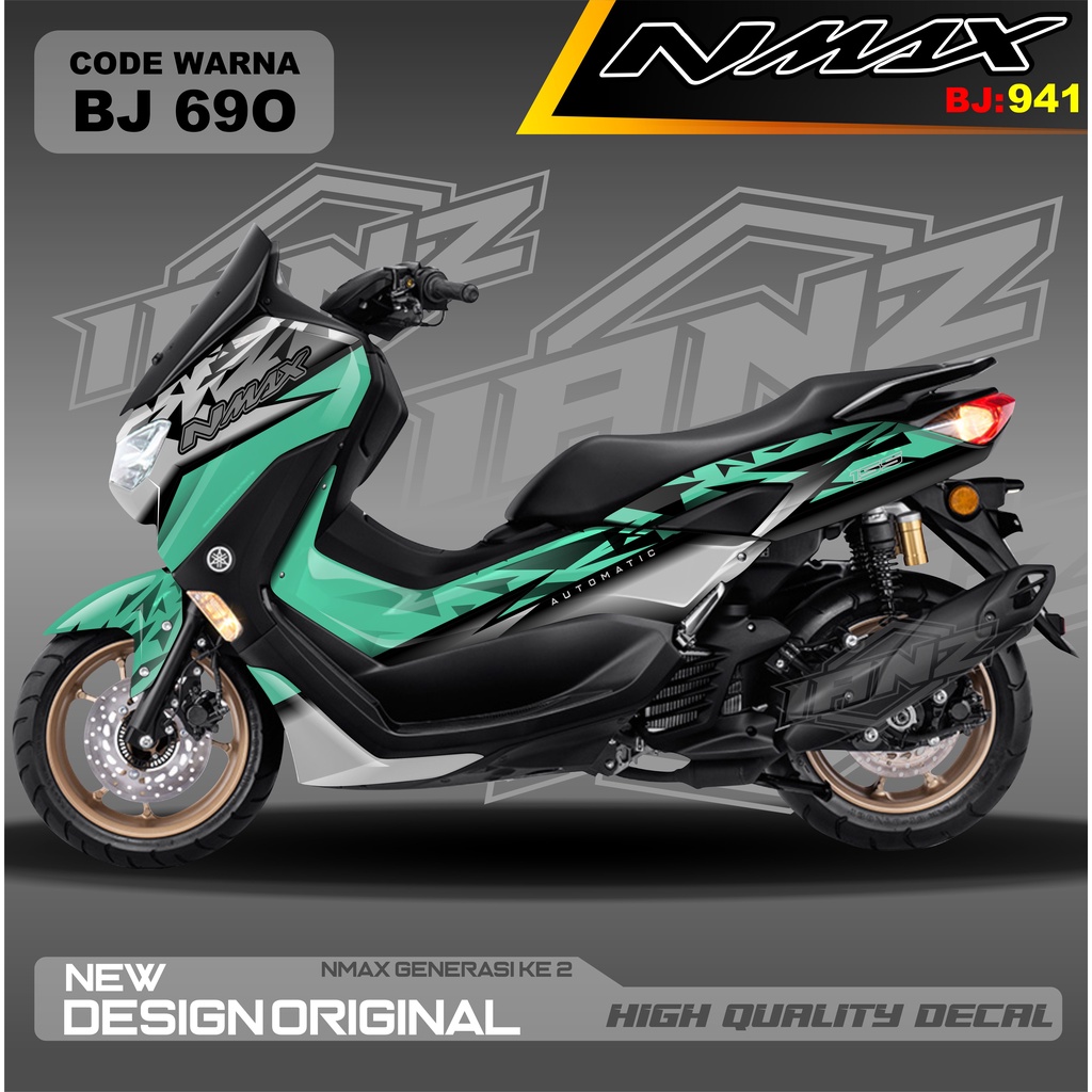 STICKER DECAL ALL NEW NMAX FULL BODY MOTOR / DECAL FULL BODY NMAX / DECAL STIKER FULL BODY NMAX / STIKER DECAL NMAX TERBARU