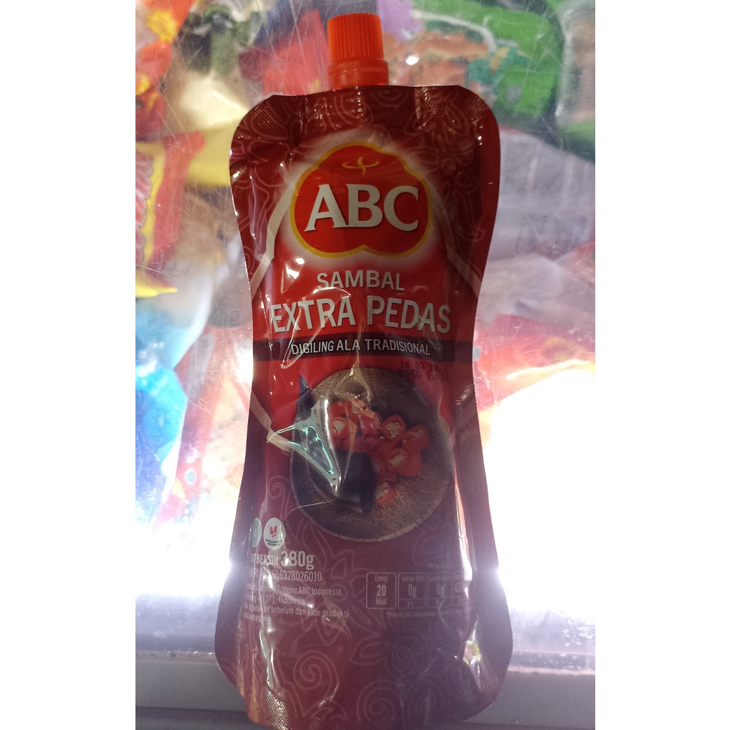 

ABC Saus Cabe Extra Pedas Pouch 380gram