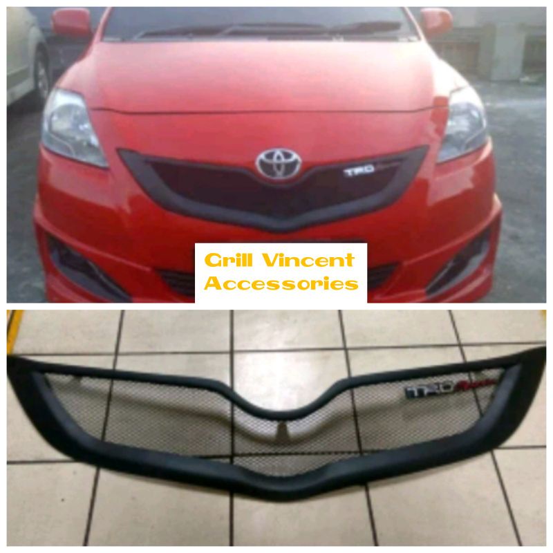 Grill New Vios 2007 2008 2009 2010 2011 2012 07-12 logo TRD - Gen 2