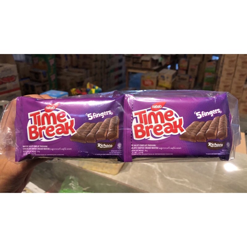 Nabati Time Break 20gr (1 pack isi 20 pcs)