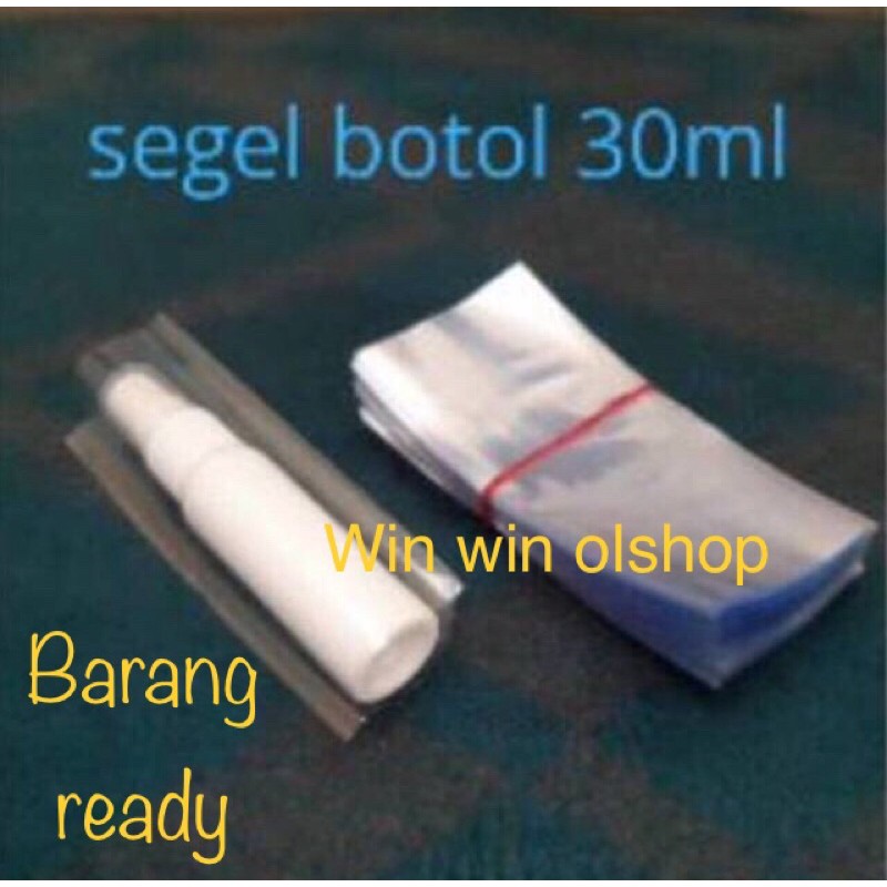 segel botol 30ml/plastik segel botol 30ml shrink