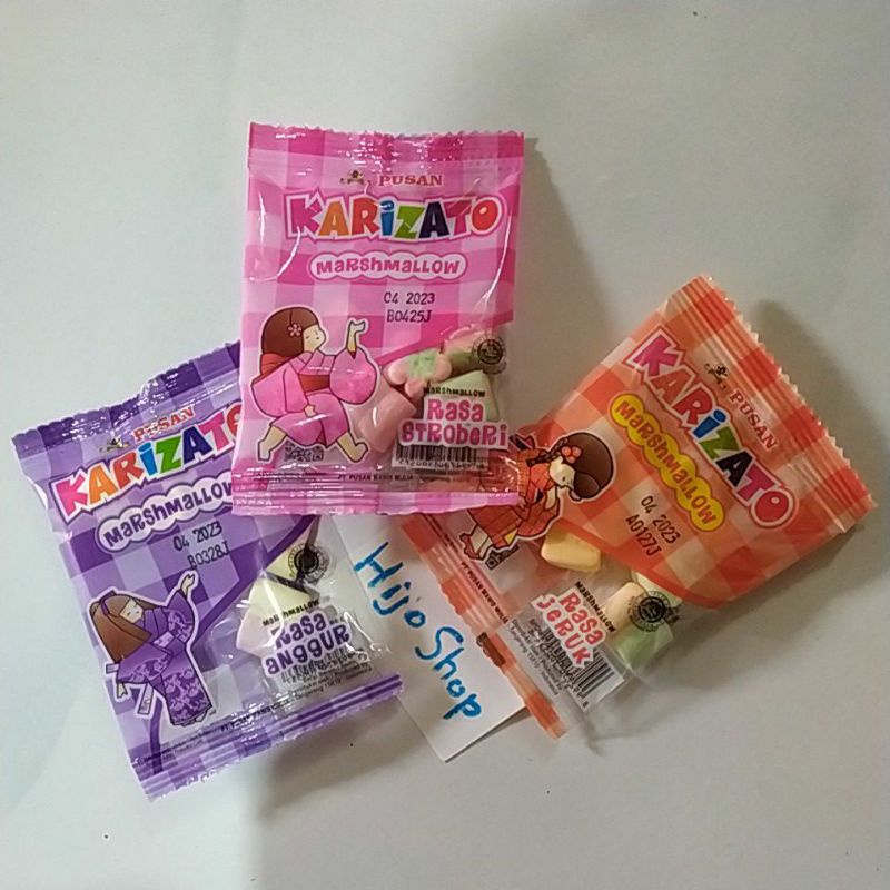 

Karizato Marshmallow 5g Jajanan Manis Hits