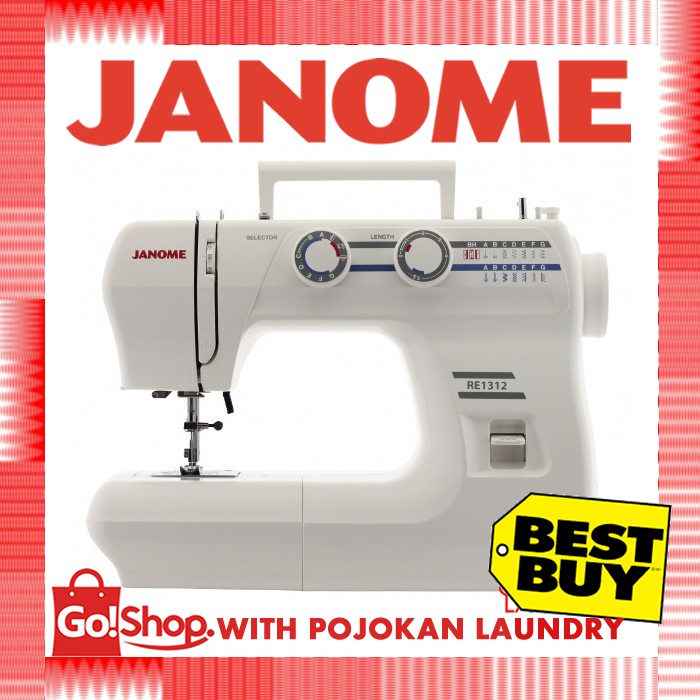 Mesin Jahit Janome Re 1312 / RE1312 (Portable)