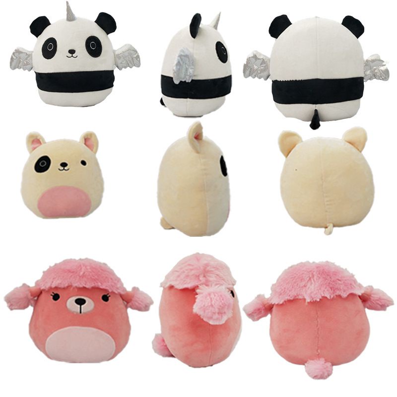 40cm Mainan Squishmallow Stuffed Toy Boneka Animal Hamburger Plush Soft Dolls Large Pillow Cushion