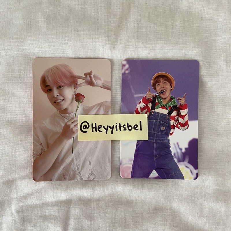 Bts Official 3rd Muster J Hope Hoseok Memories 19 Jimin Pc Photocard Shopee Indonesia