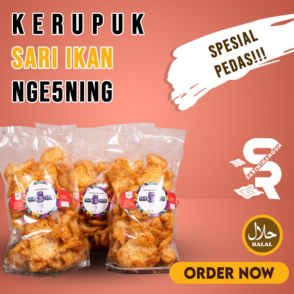 

Kerupuk Sari Ikan Nge5ning (Varian Rasa)