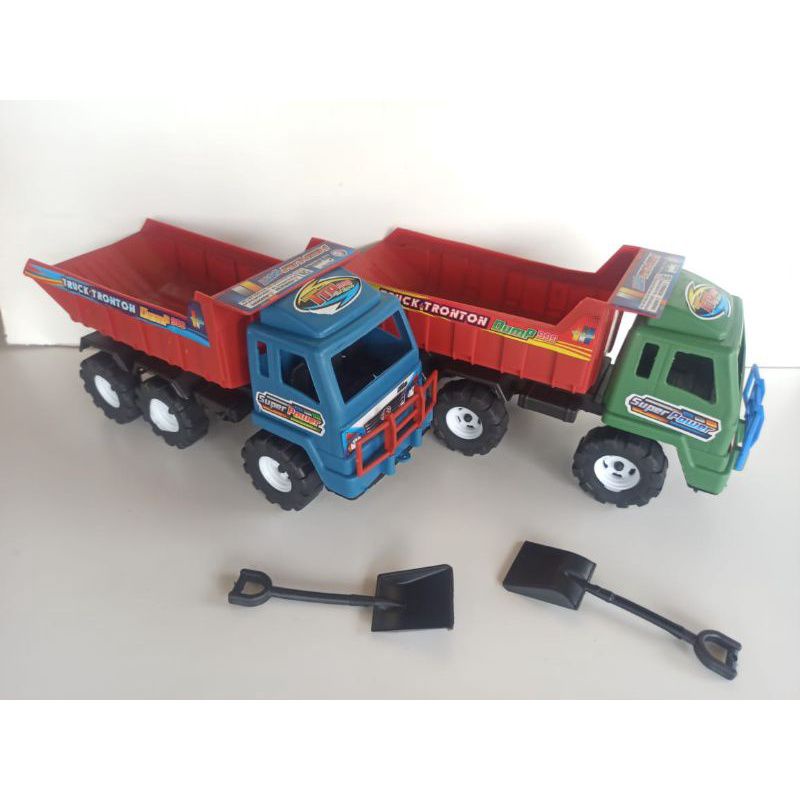 Mainan Truk Dump Plastik (Free Stiker 5pcs)