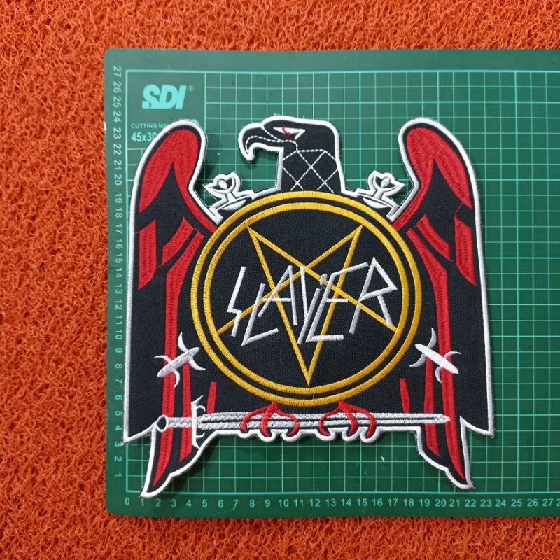 BACKPATCH BORDIR MUSIK SLAYER SATU SET TERLARIS