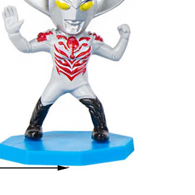 ♖ TK TOPPER ULTRAMEN 6PCS DEKORASI KUE HIASAN ICING FONDANT ANAK ULTAH ULANG TAHUN FIGURE ULTRAMAN D