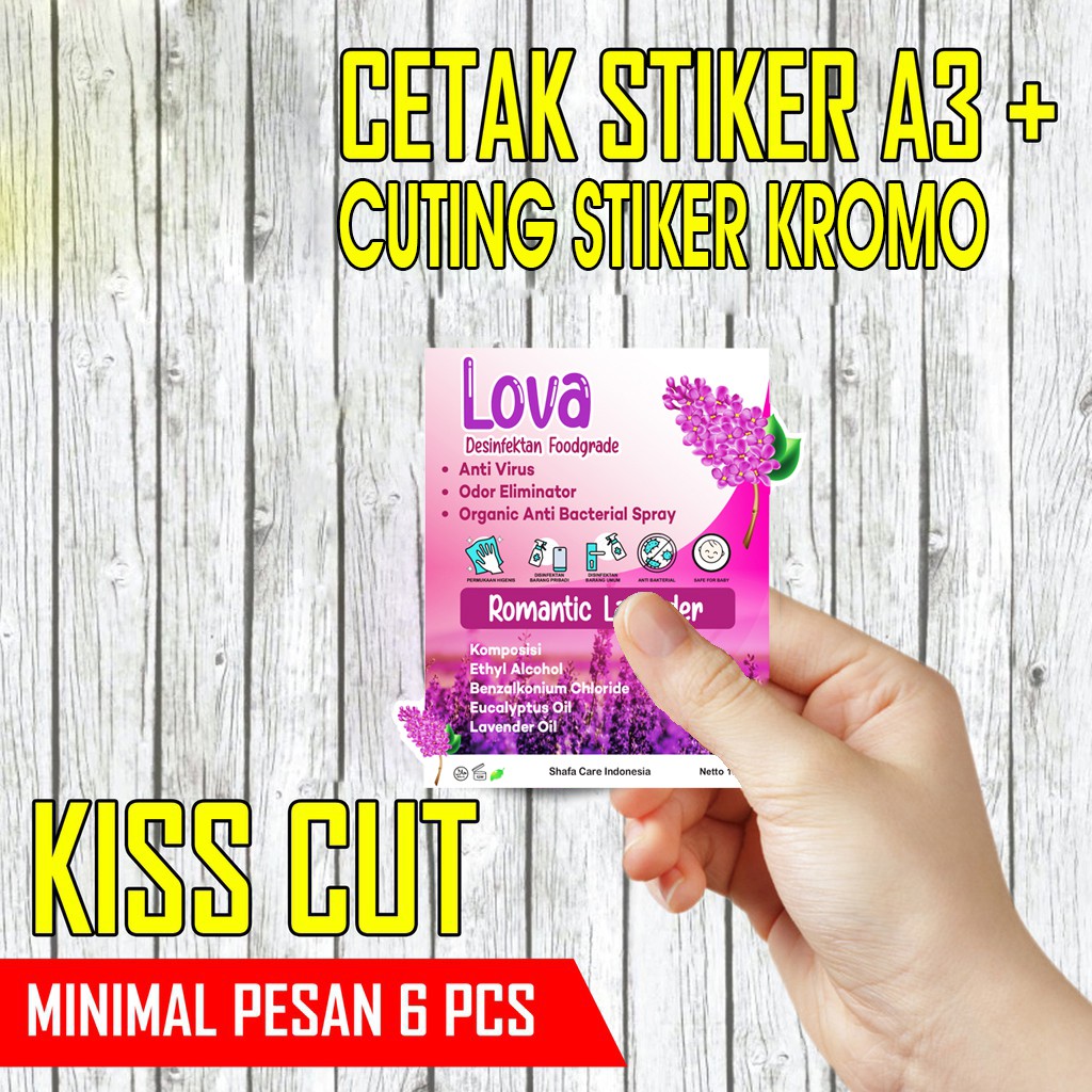 

CETAK STIKER LABEL CROMO A3 UKURAN CUSTOM CUTTING KEMASAN TERMURAH
