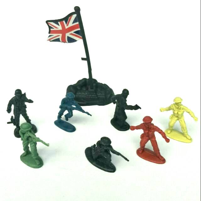 Mainan Tentara Tentaraan Plastik Mini 1 Set Murah