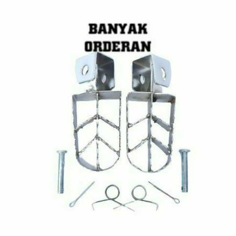 Footstep Postep Foot Step Bostep Motor Trail Klx Crf 150L Viar Cross X 250 Yz Ktm Depan Chrome M