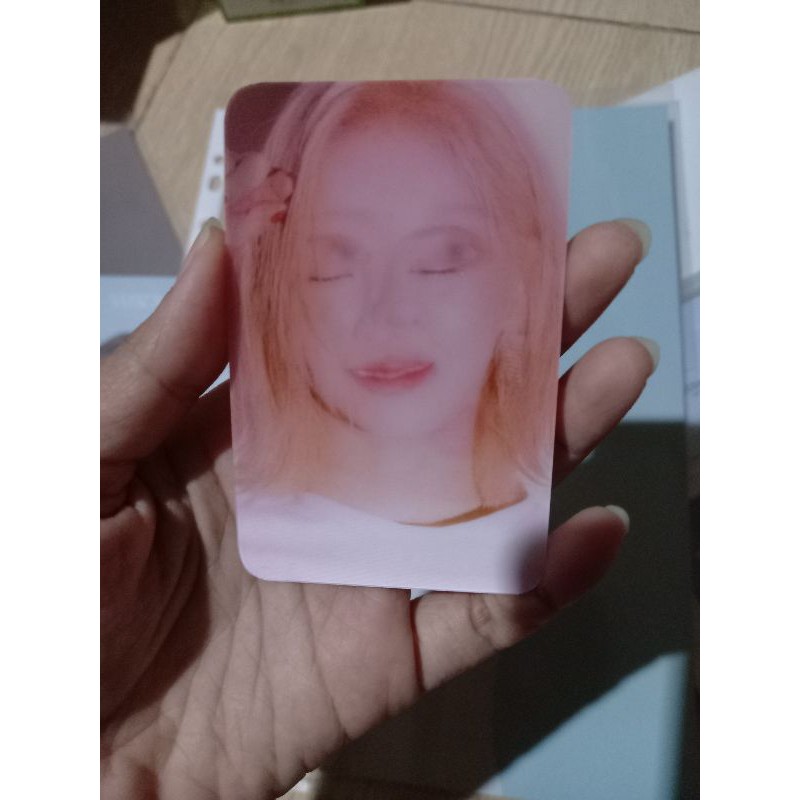 PHOTOCARD LENTI PSYCHO WENDY (BUNDLING SG21 WENDY)