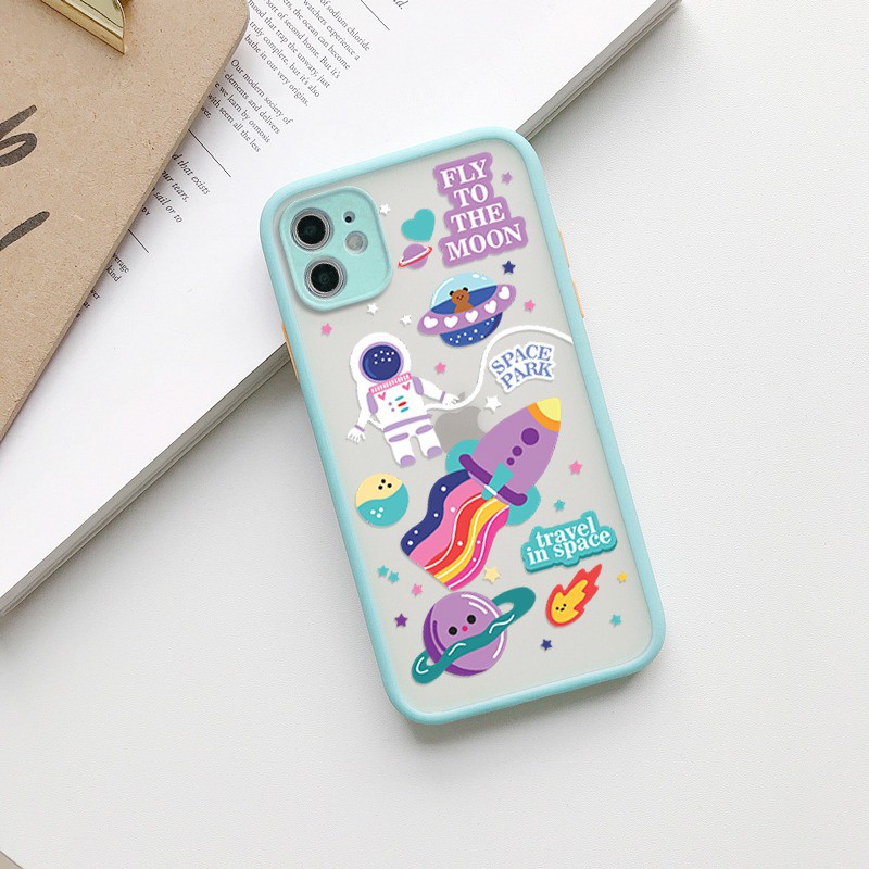 PRINTING HYBRID Planet case oppo a16 a3s a5 a9 2020 f11 f9 a5s a7 a12 a11k a1k realme c2 a52 a92 a33 a53 f11 pro a15 a31 2020 a54 a74 4g reno 4f 5 3 5f-2