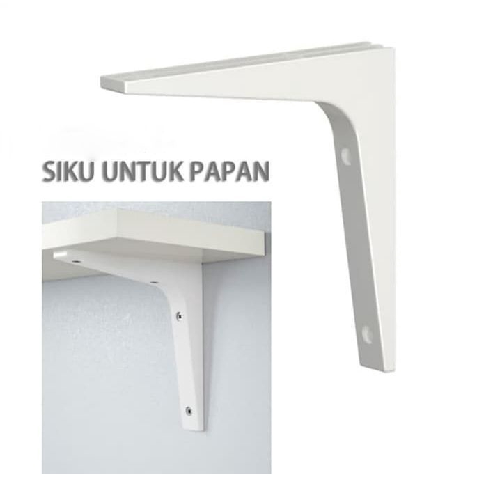 Braket Siku Dinding Untuk Papan Rak Kayu M800