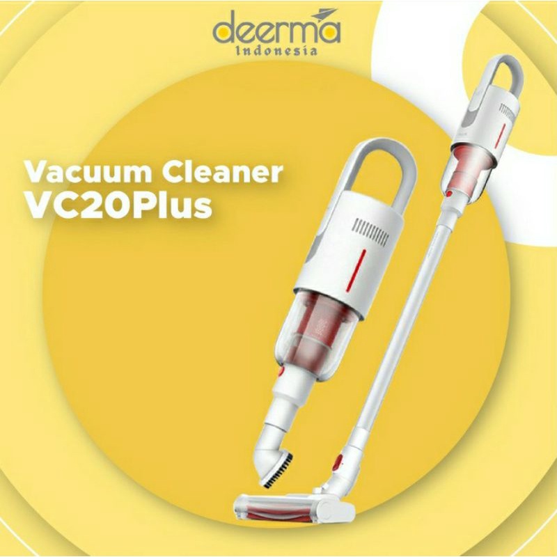 Deerma VC20 Plus Wireless Vacuum Cleaner Portable Rechargeable Handheld Penyedot Debu Vakum Garansi Resmi