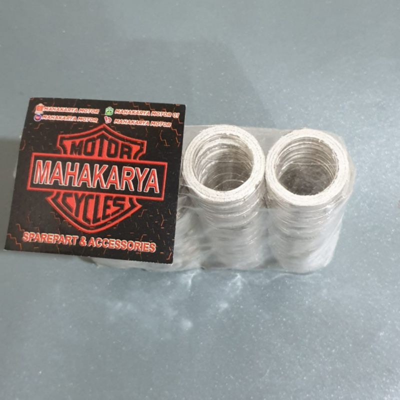 GASKET KNALPOT PAKING PACKING ASBES KNALPOT BEAT VARIO ISI 10PCS