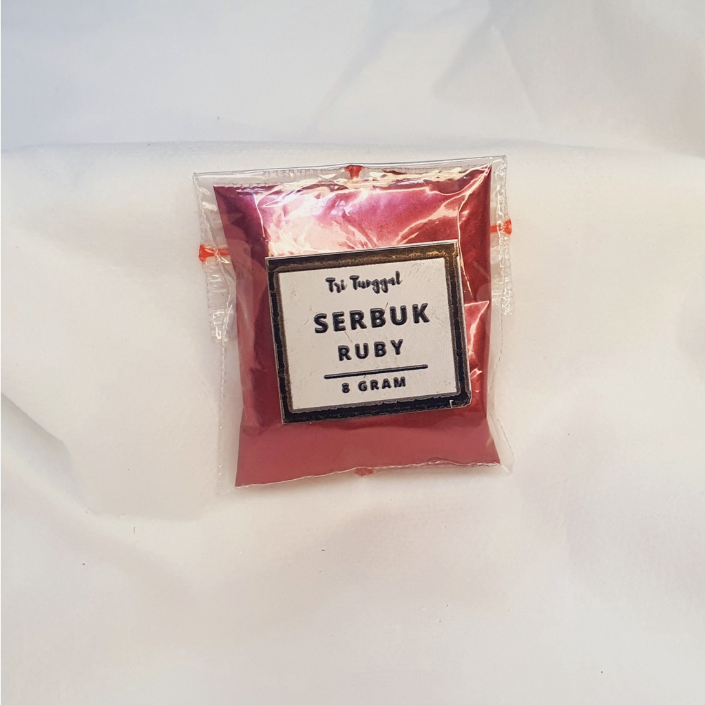 SERBUK RUBY 8 gr 8gr Glitter Powder Gliter Eceran Sablon Resin Pernak Pernik Bubuk Padat Padatan DIY Kerajinan Kesenian Art Prakarya Seni Perlengkapan Peralatan Craft Crafting Warna Warni Paint Painting Color Colorful Hiasan Hias Grosir Prakarya Malang