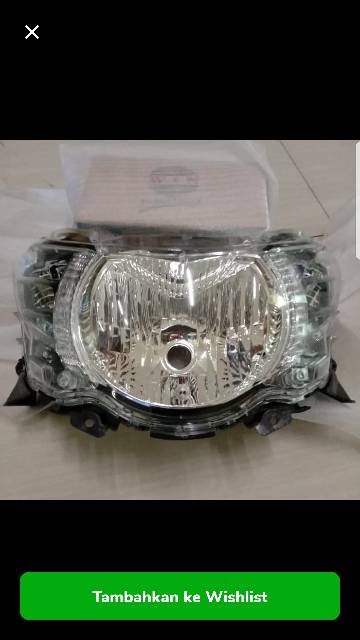 reflektor/lampu depan Mio soul GT