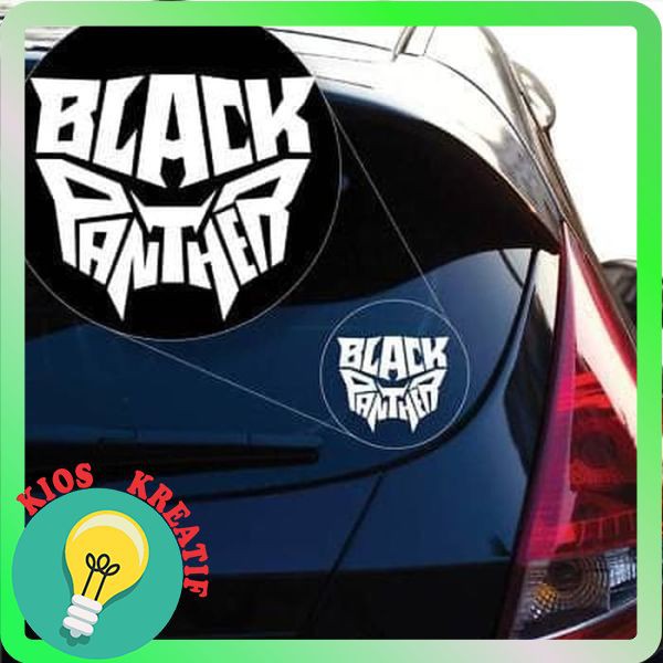 Murah Stiker Mobil Laptop Black Panther Kualitas Terbaik