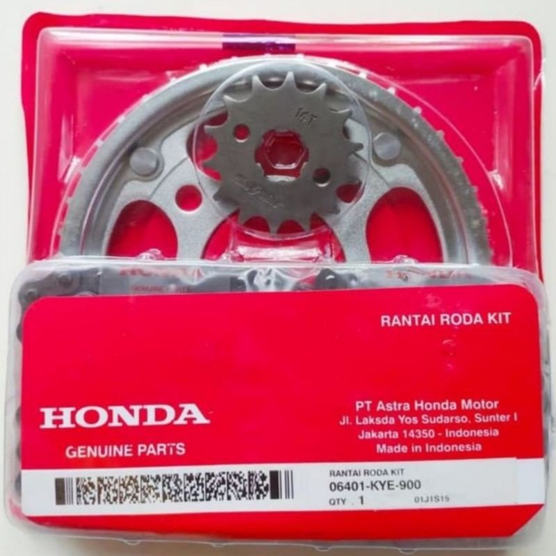 GEAR SET HONDA NEW MEGAPRO VERZA CB 150/CBR 150R/CB150 OLD ORI HGP
