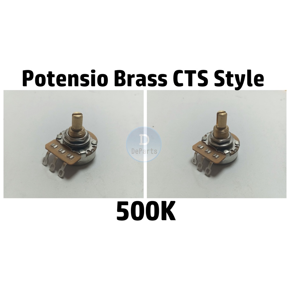 Potensio Gitar/Bass Brass CTS Style 500K bukan cts bourns fender alpha