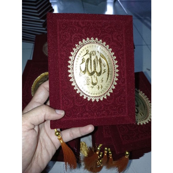 

buku yasin tahlil cover hard cover bludru