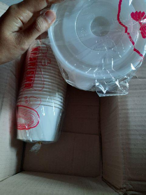 Paper Bowl 27oz (800ml)/ Mangkok Kertas + Tutup