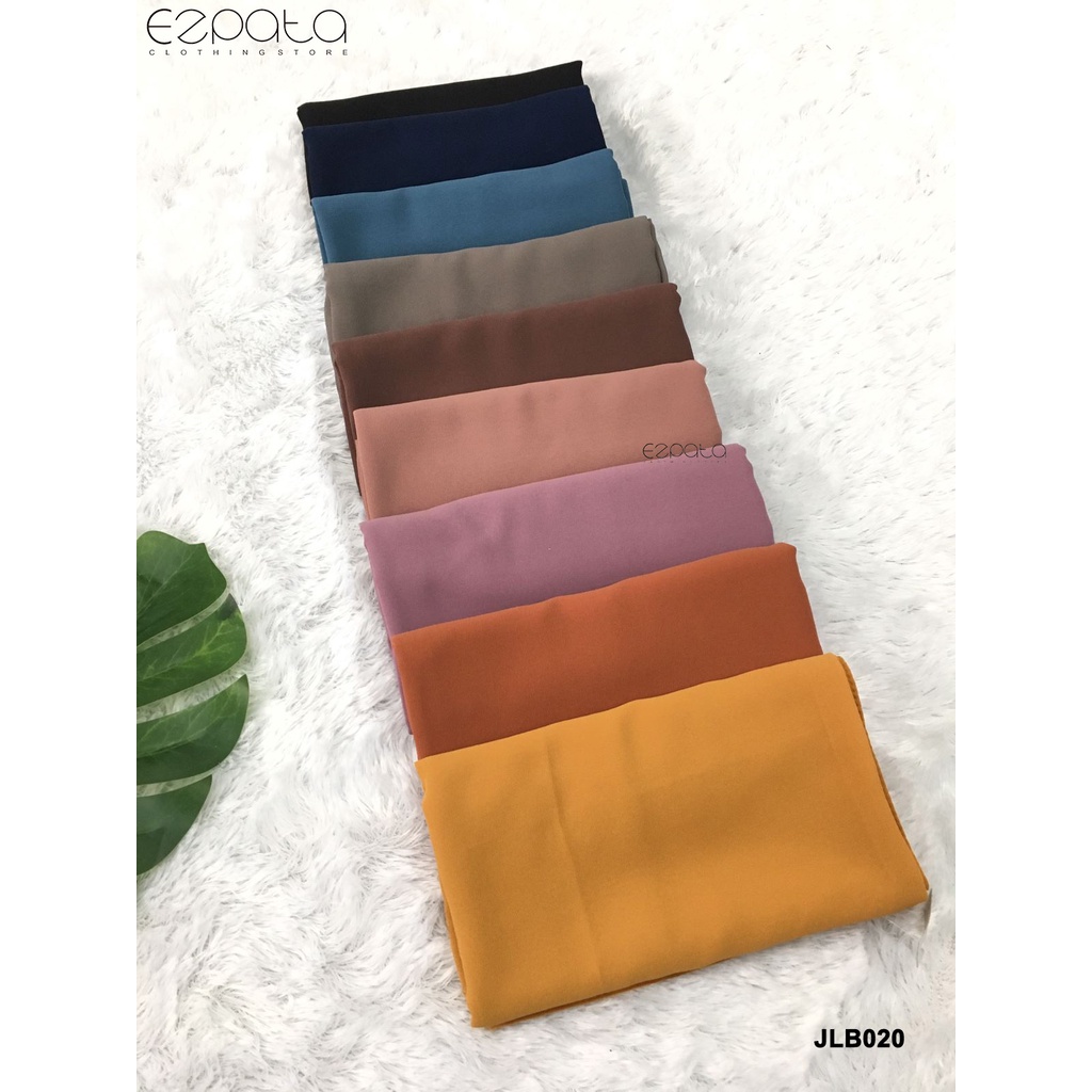 Ezpata Jilbab Pashmina Bahan Ceruty Baby doll 180x75 Hijab Premium bahan jatuh mudah dibentuk Model Terbaru dan Termurah