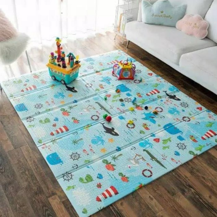 PLAYMAT SHIMANO MATRAS LIPAT ANAK BAYI JUMBO SIZE 200x180CM KARPET LIPAT MATRAS BAYI PLAYMATE KARPET Sugarbaby Foldable Baby Playmat (Nature Series) / Playmat Lipat Anak / Karpet Lipat Bayi / Matras Bayi PLAYMAT KARPET LIPAT MATRAS BAYI PLAYMATE KARPET