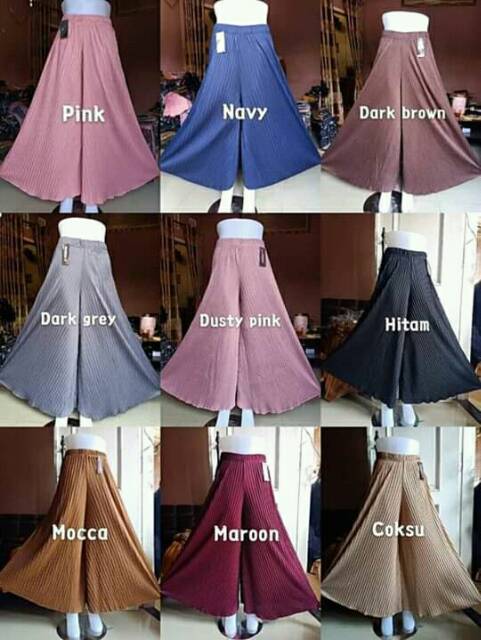 kulot plisket jumbo mayung/kulot plisket termurah