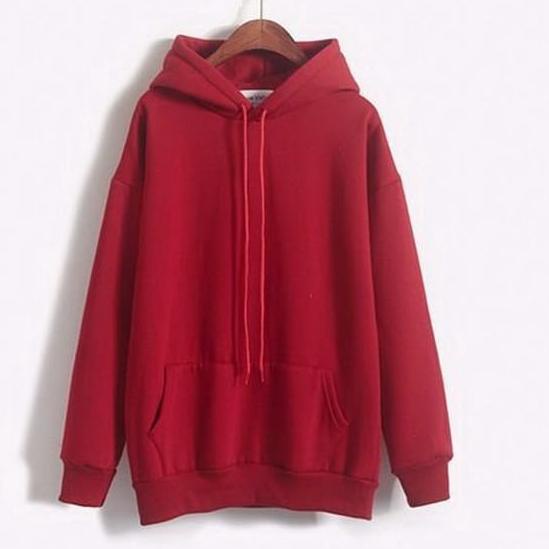 Wow Murah Meriah.. HOODIE POLOS PRIA WANITA SWEATER HOODIE POLOS