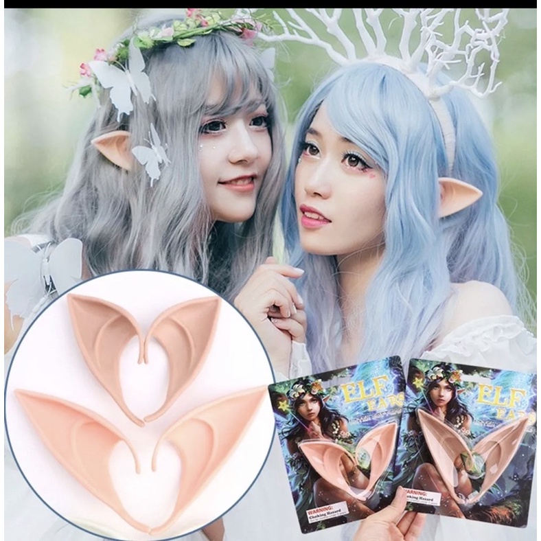 RCS✅ 2pcs Telinga palsu elf ear kuping palsu