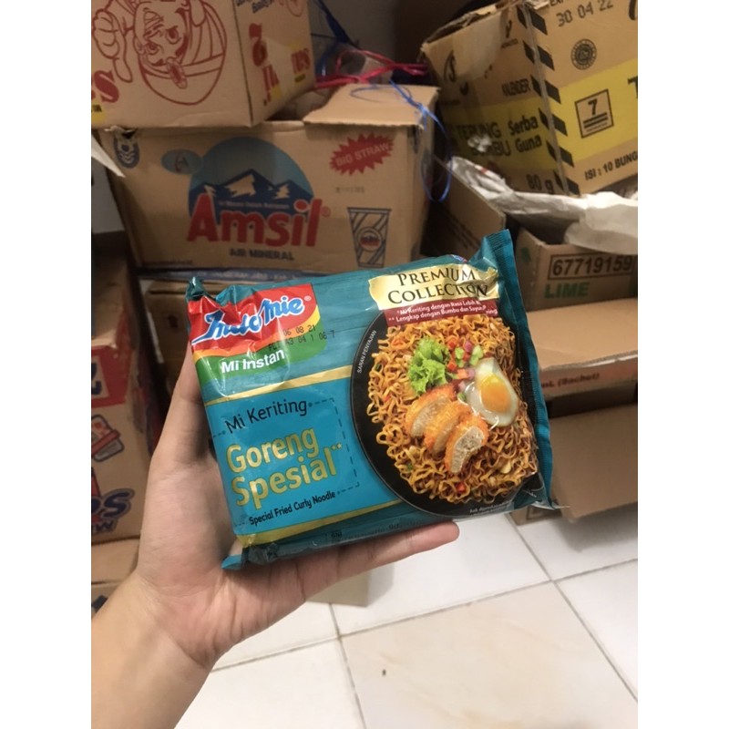 

indomie keriting goreng spesial (1 dus karton)