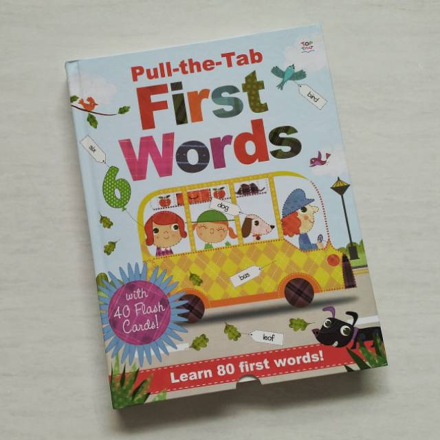 Buku First words book + Flash card words   BK0020