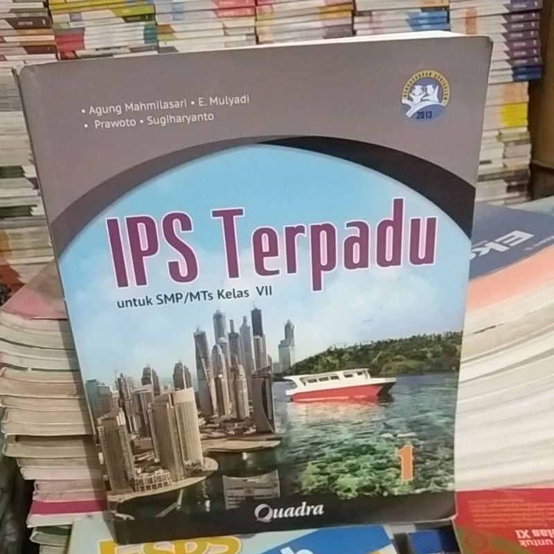 buku IPS terpadu SMP kelas 1-7 penerbit quadra