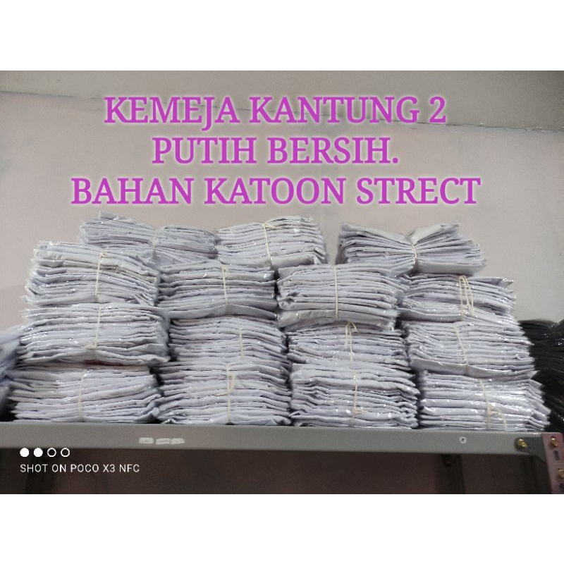 KEMEJA PUTIH PNS WANITA/BAJU PNS CEWEK/KEMEJA DINAS/KEMEJA PANJANG PUTIH WANITA