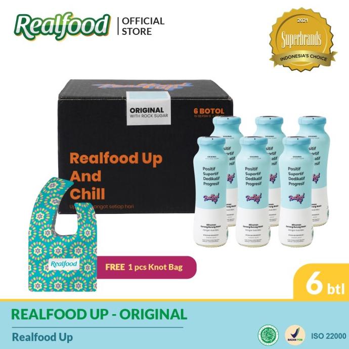

Realfood Up Classic Minuman Sarang Burung Walet Original 6 pcs | Minuman