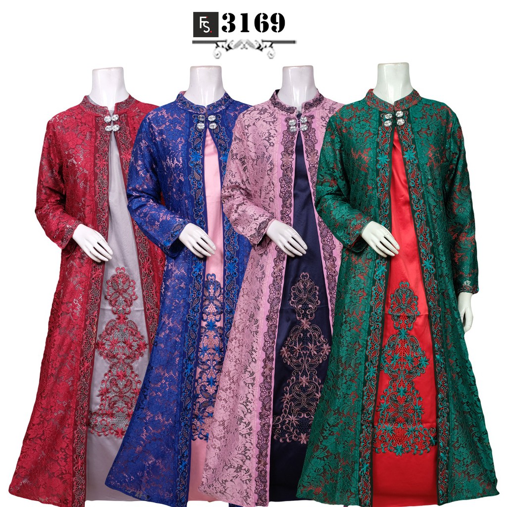 GAMIS PESTA BROKAT PREMIUM / GAMIS KARMILA