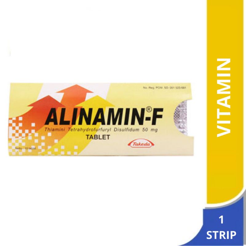 Alinamin - F Tablet Suplemen Vitamin B1 B2 - Per Strip'