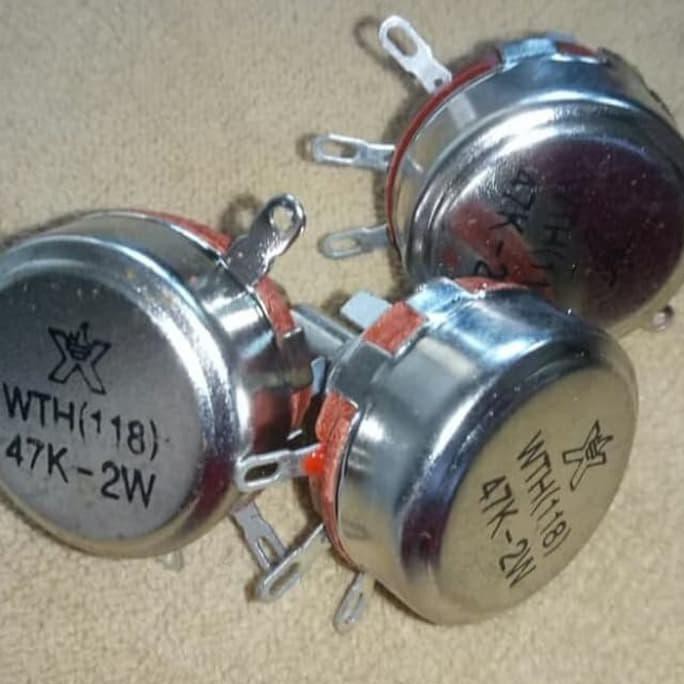 Potensio WTH118 47K Ohm 2W WTH118-2W 47k RTRAVO2 Kualitas Baik
