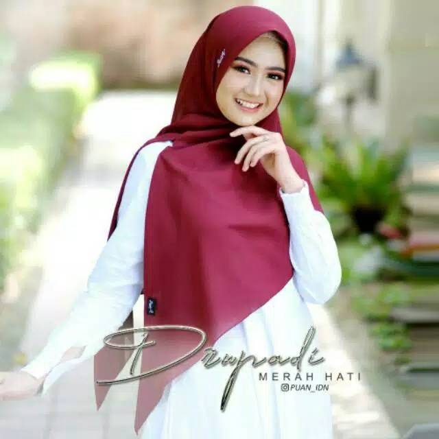 Jilbab Drupadi by Puan Khimar Segiempat Instan Hijab Instan