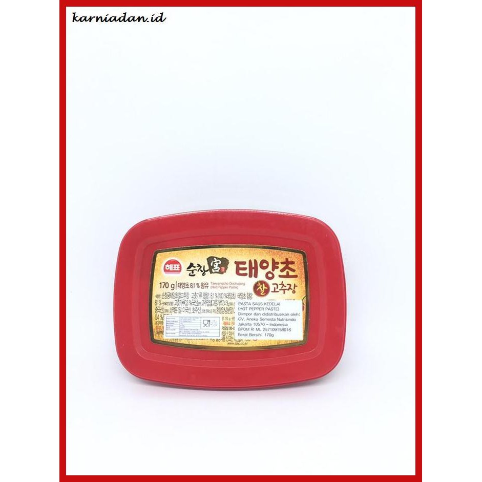 

Aneka-Sambal- Sajo Gochujang Hot Pepper Paste Sambal Korea 170Gr -Pedeeeeeezzzzzzz.