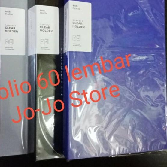 

ⅎ Daiichi Clear Holder Display Album Folio 60 Pocket - Hitam ☎
