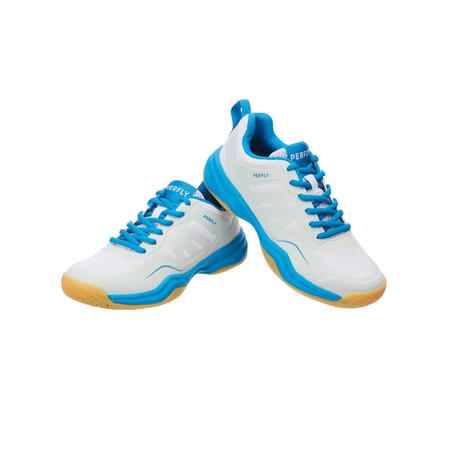 SEPATU BULUTANGKIS PERFLY BADMINTON  SHOES 8626326 BS 500 JR JADE WHITE SEPATU BADMINTON