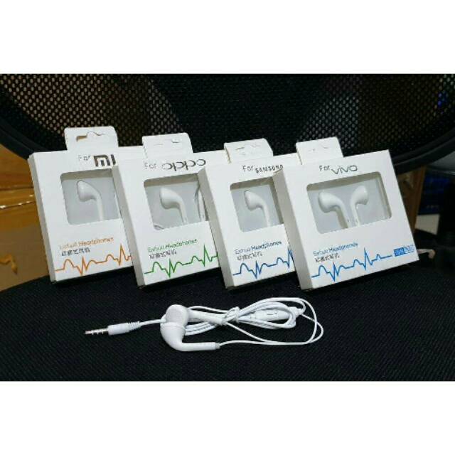 Headset Handsfree Earphone MH133 Non Karet GOOD QUALITY
