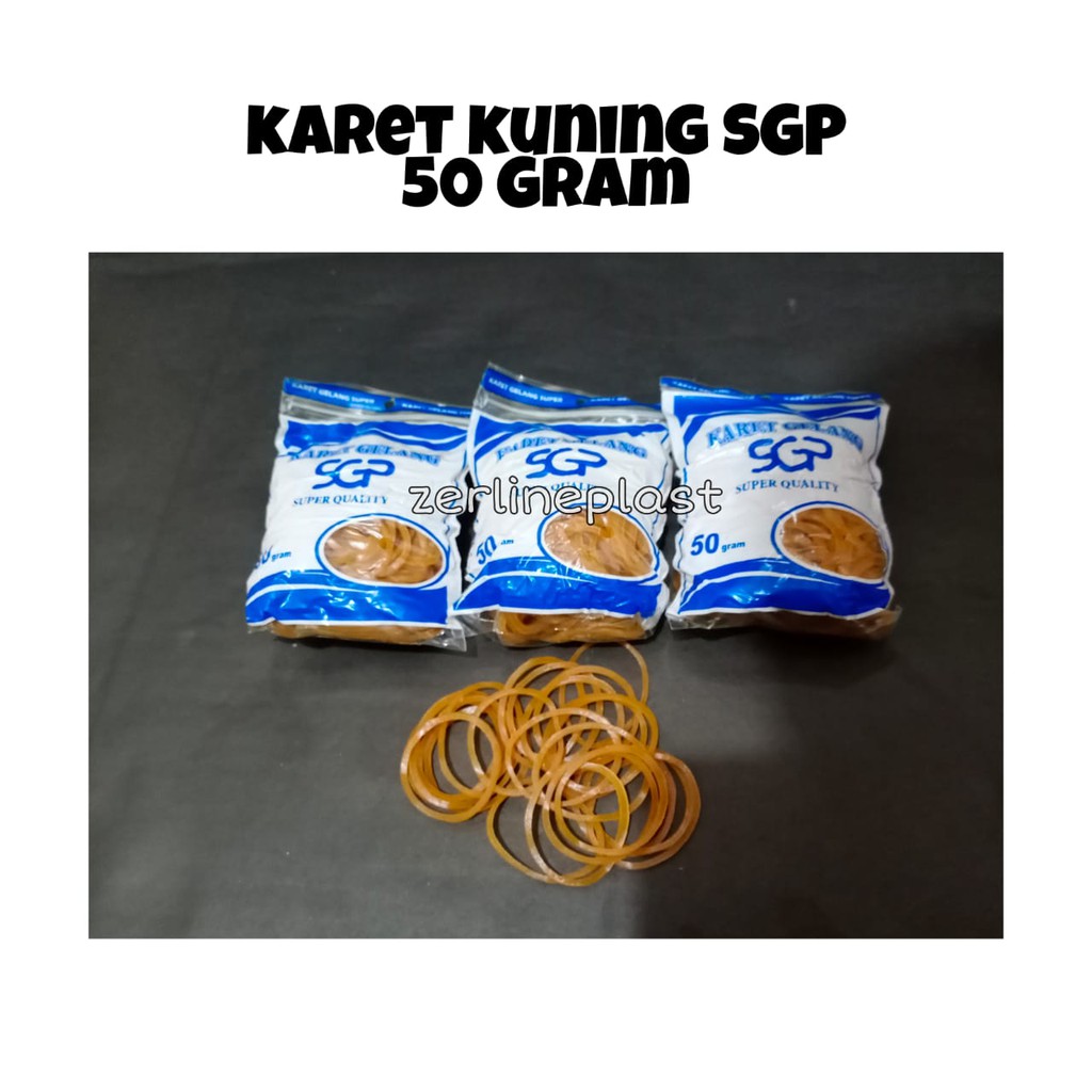 Karet Gelang KUNING SGP @50gram