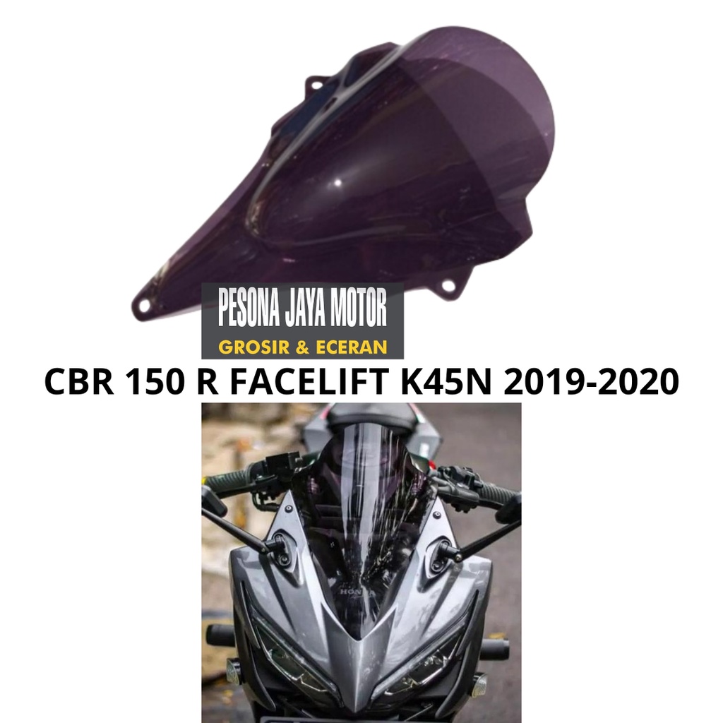 Visor Cbr 150r K45N Windshield Cbr 150r 2019-2020 Winshield Cbr 150r Facelift K45N 2019-2020