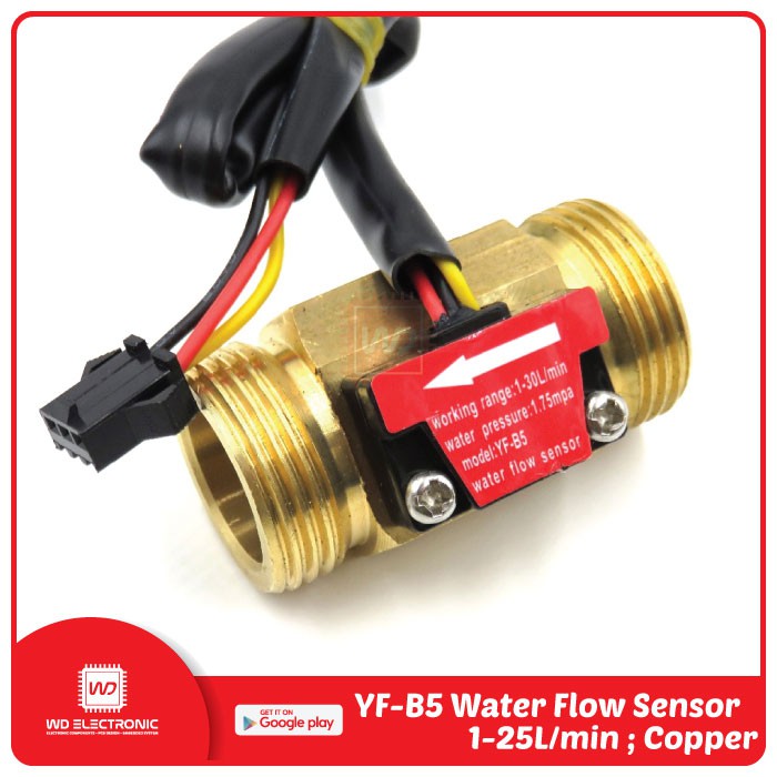 YF-B5 WATER FLOW SENSOR YF B5 FLOW SENSOR KUNINGAN 3/4 INCH