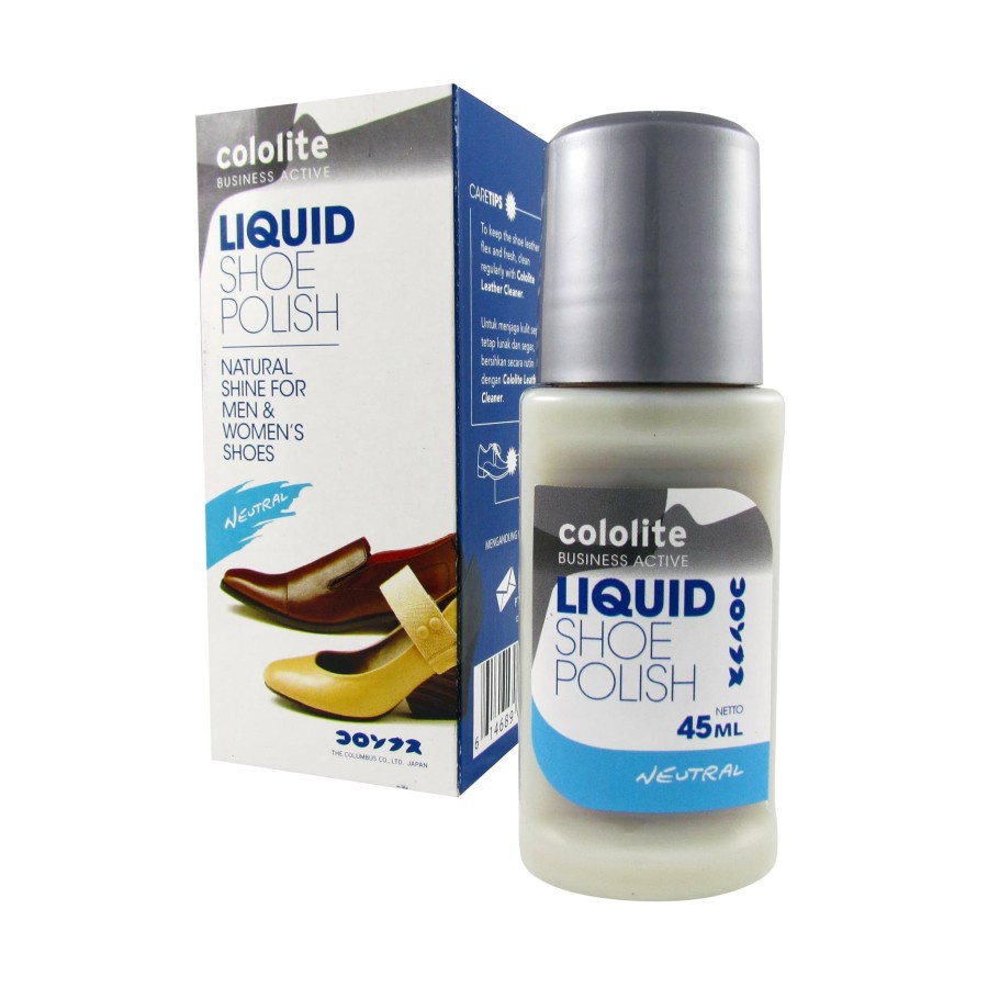 Ktmstore Semir Sepatu Cair 45ml Liquid Shoe Polish Premium Cololite 1201-0001